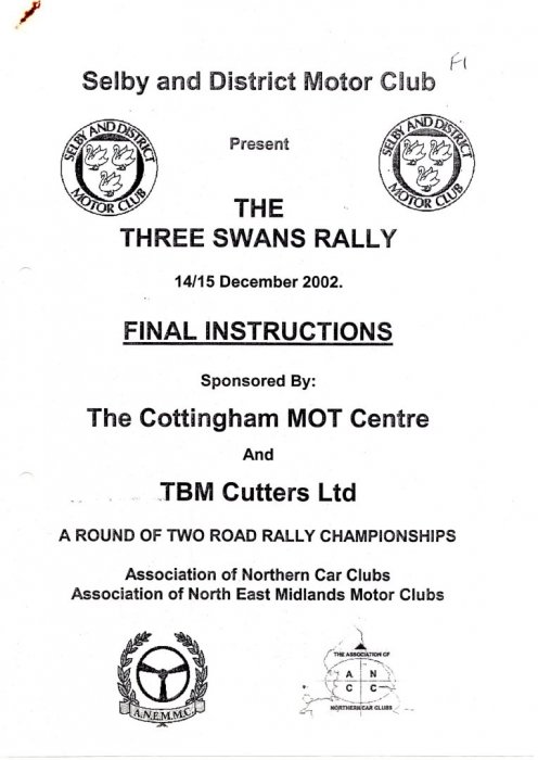 Selby and District Motor Club