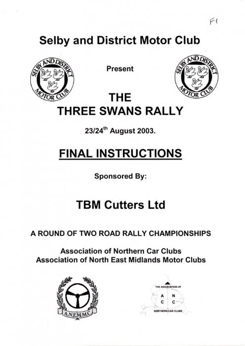 Selby and District Motor Club