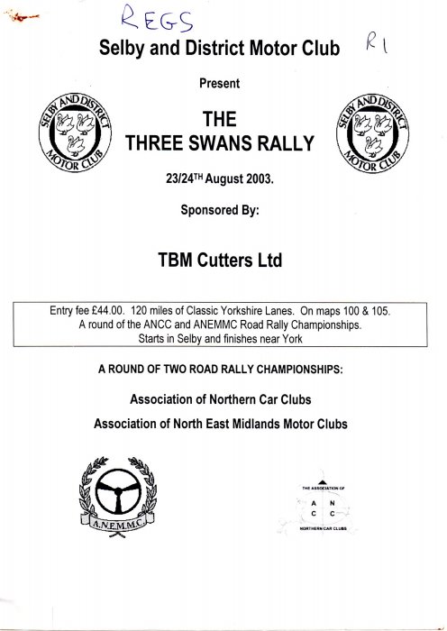 Selby and District Motor Club
