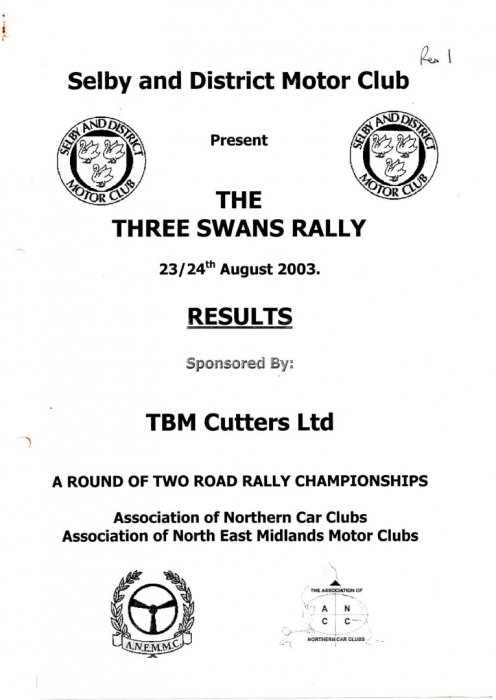 Selby and District Motor Club