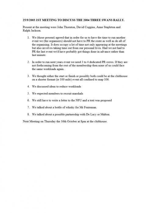 Selby and District Motor Club