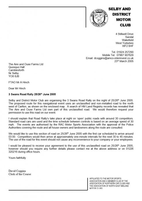 Selby and District Motor Club