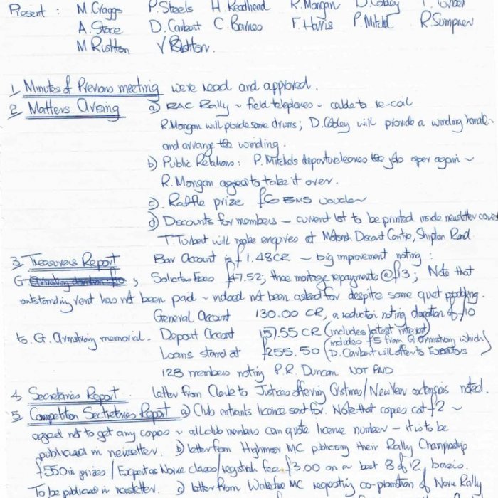 Selby Motor Club Information