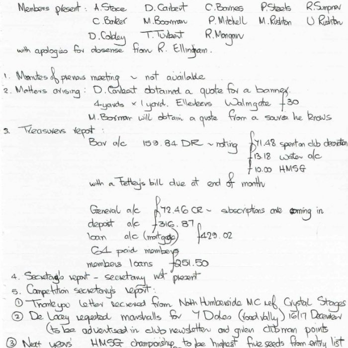 Selby Motor Club Information