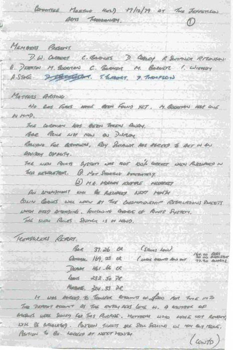 Selby Motor Club Information