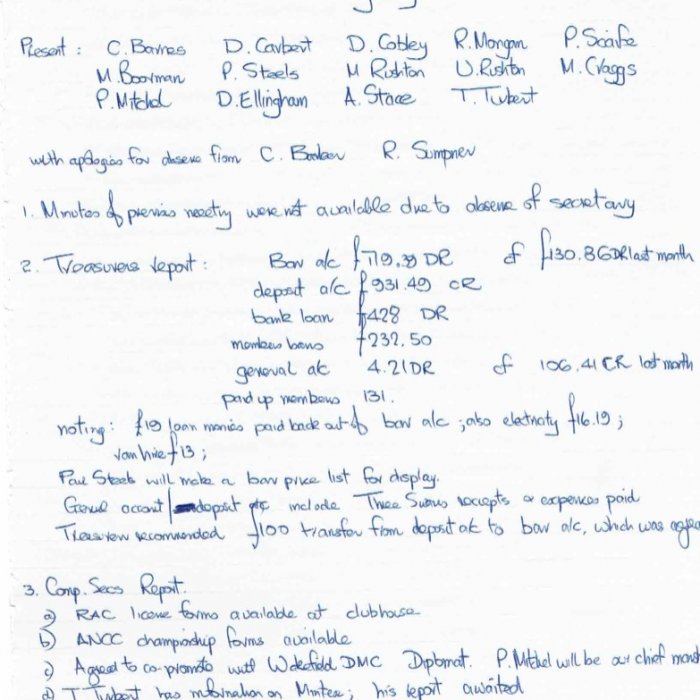 Selby Motor Club Information