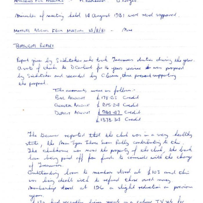 Selby Motor Club Information