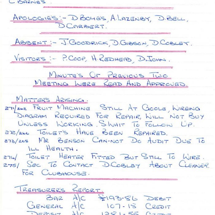 Selby Motor Club Information