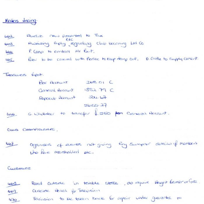 Selby Motor Club Information