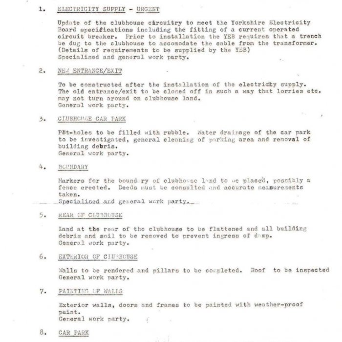 Selby Motor Club Information