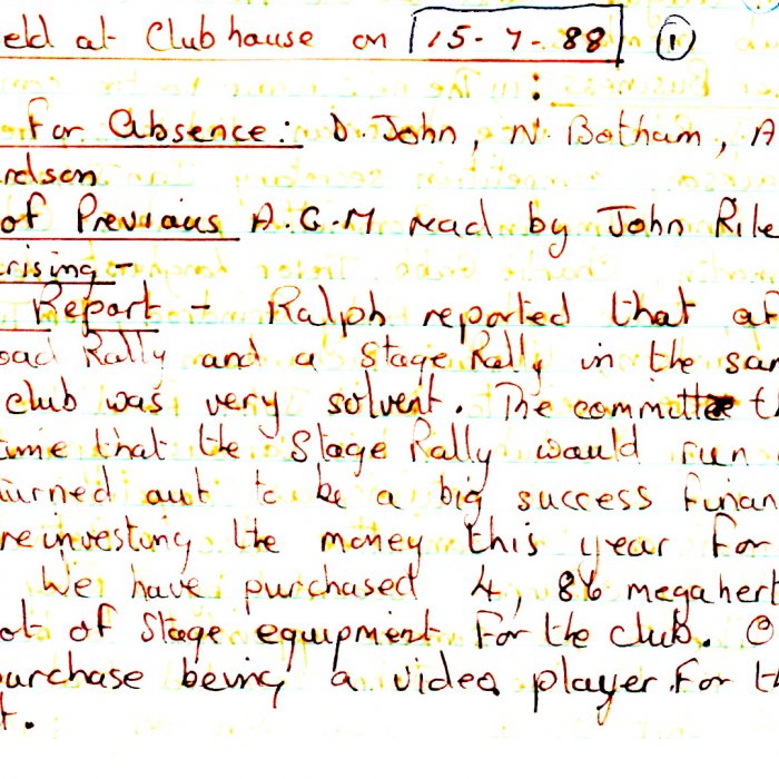 Selby Motor Club Information