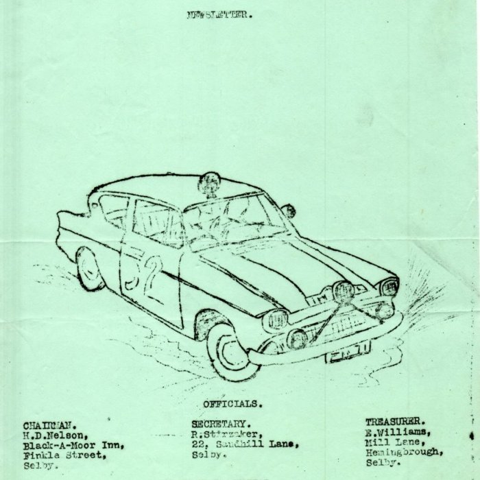 Selby Motor Club Newsletters