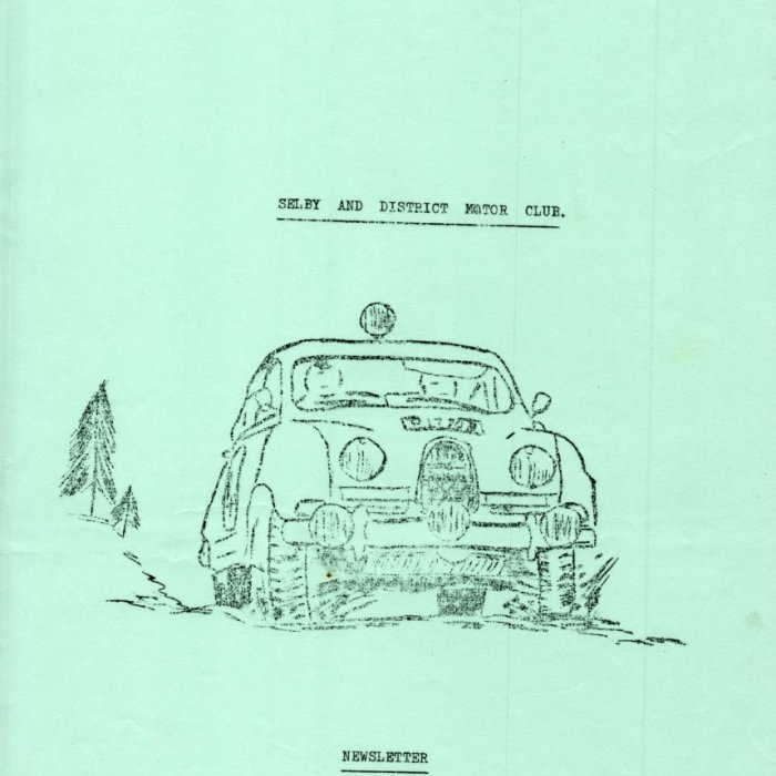 Selby Motor Club Newsletters
