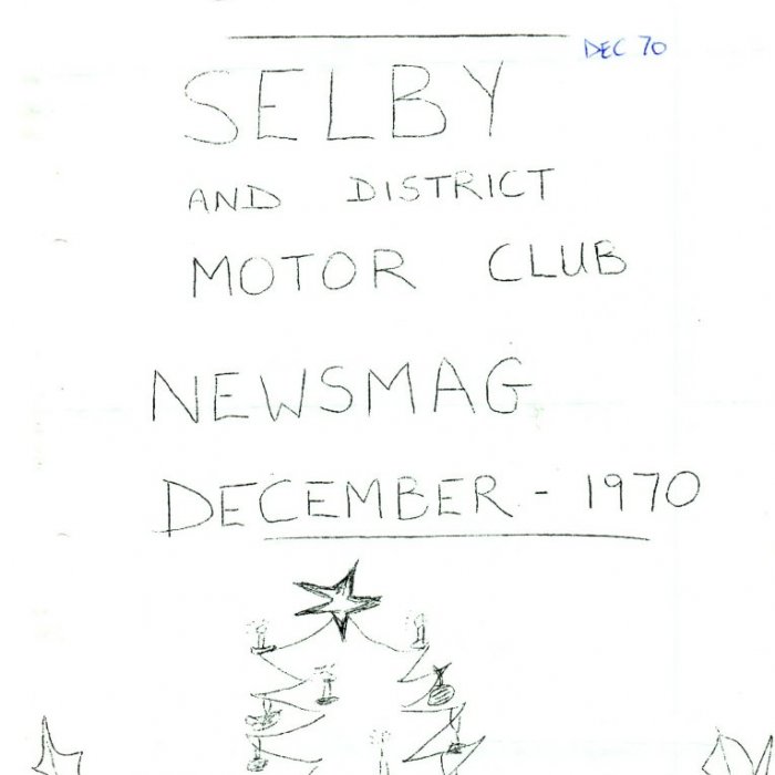 Selby Motor Club Newsletters