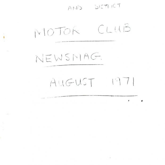 Selby Motor Club Newsletters