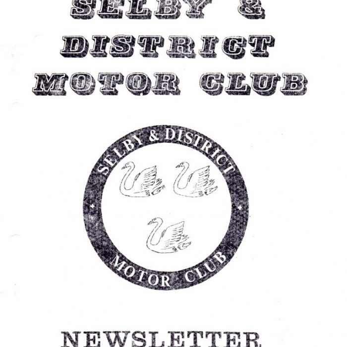Selby Motor Club Newsletters