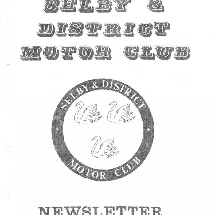 Selby Motor Club Newsletters