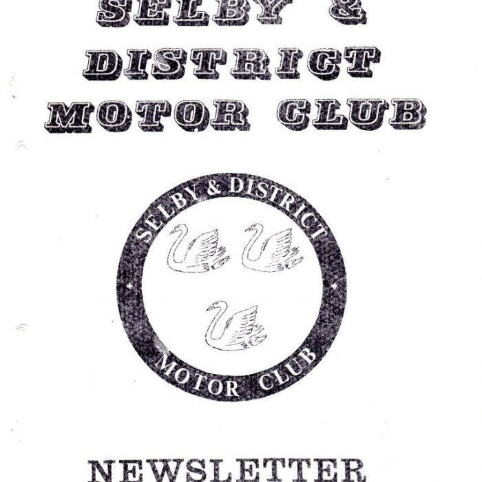 Selby Motor Club Newsletters