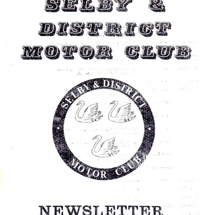 Selby Motor Club Newsletters