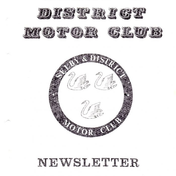 Selby Motor Club Newsletters