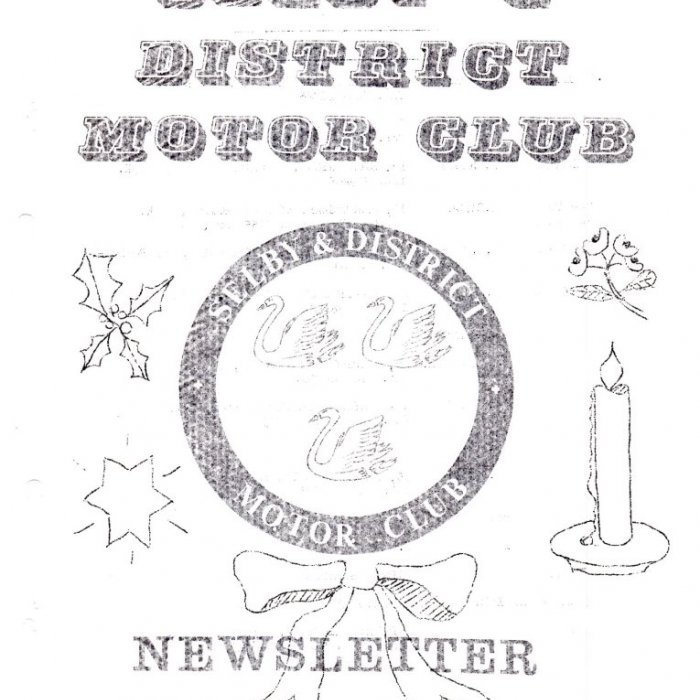 Selby Motor Club Newsletters