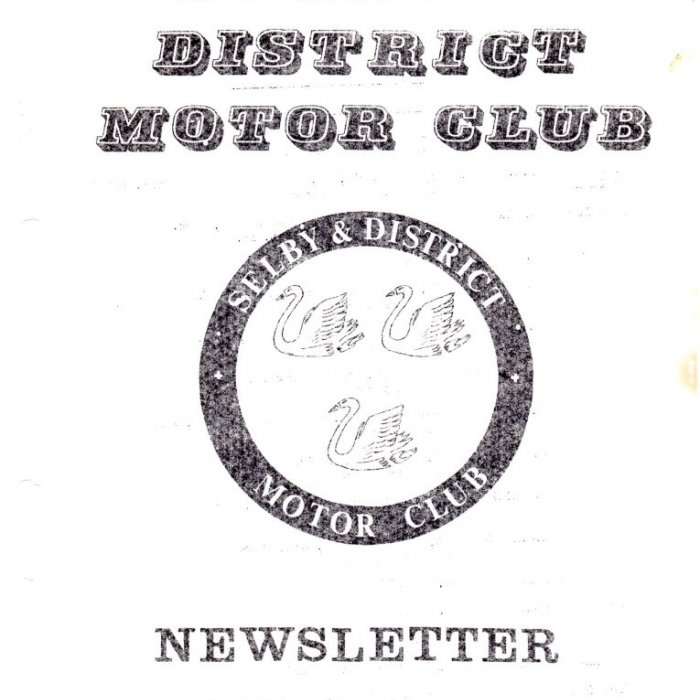 Selby Motor Club Newsletters