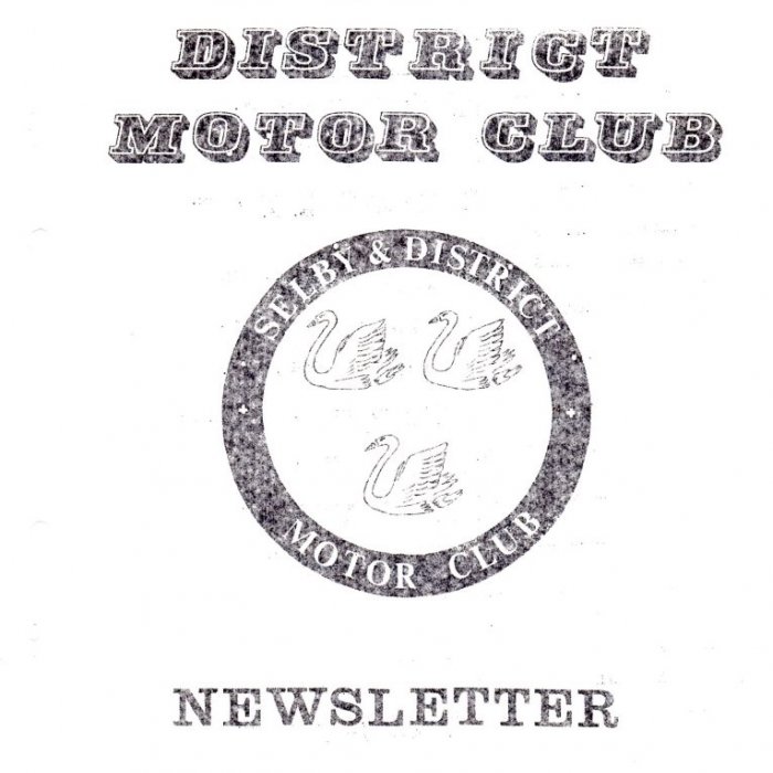 Selby Motor Club Newsletters