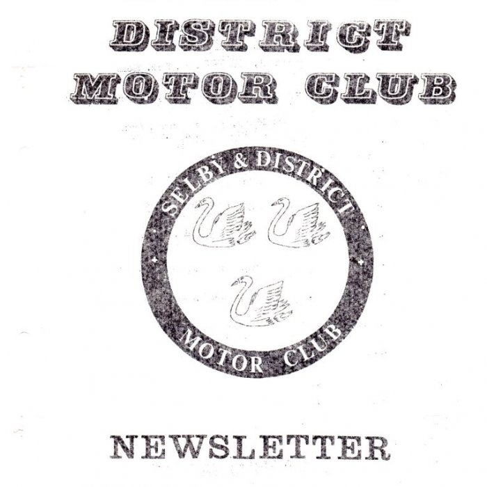 Selby Motor Club Newsletters