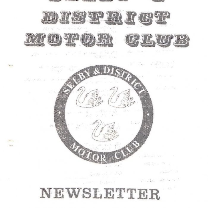 Selby Motor Club Newsletters