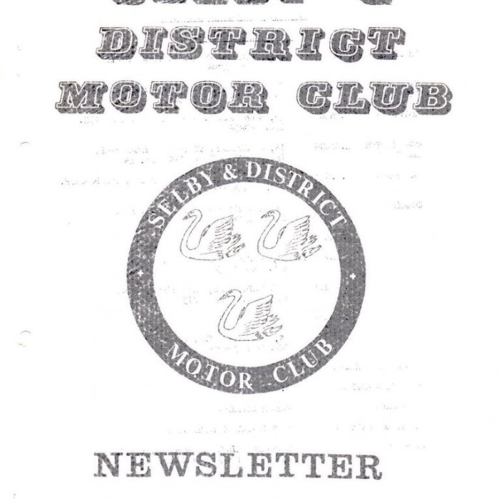 Selby Motor Club Newsletters