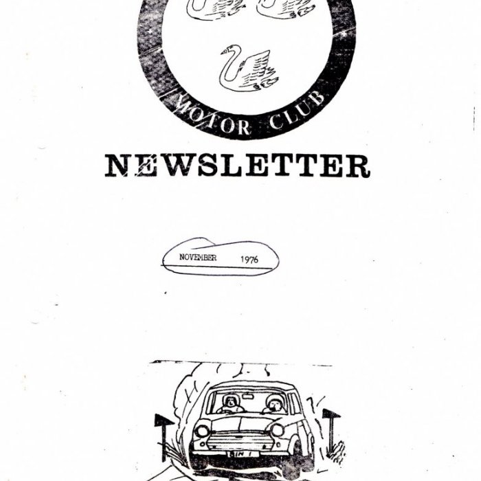 Selby Motor Club Newsletters