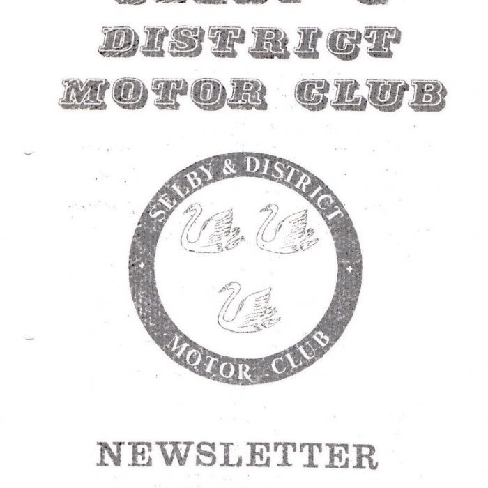 Selby Motor Club Newsletters