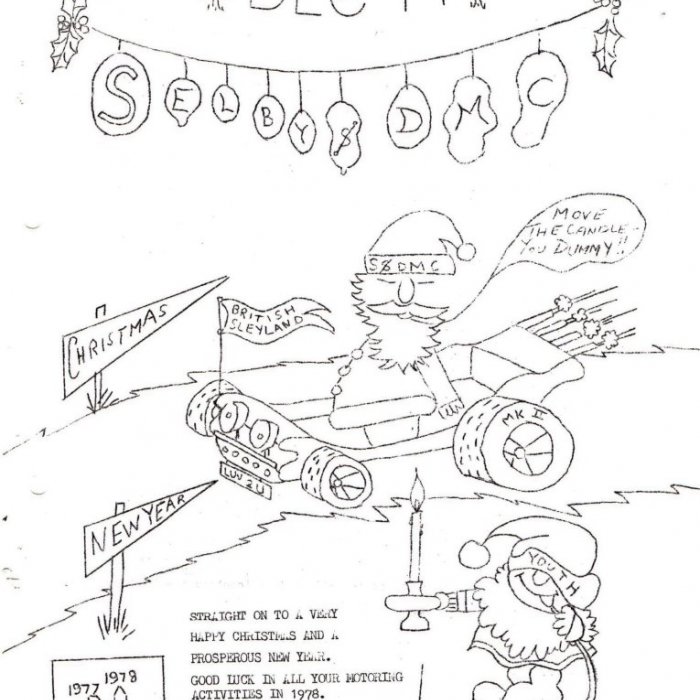 Selby Motor Club Newsletters