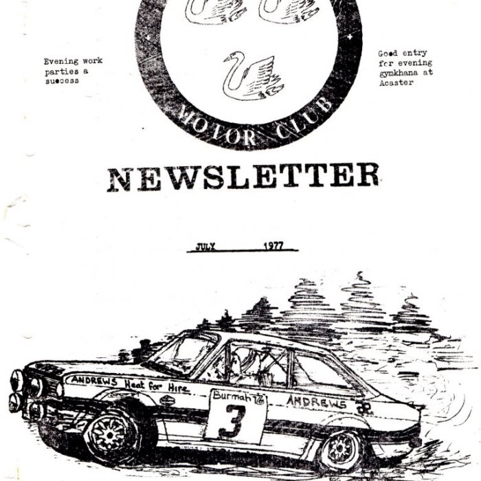 Selby Motor Club Newsletters