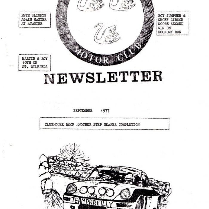 Selby Motor Club Newsletters