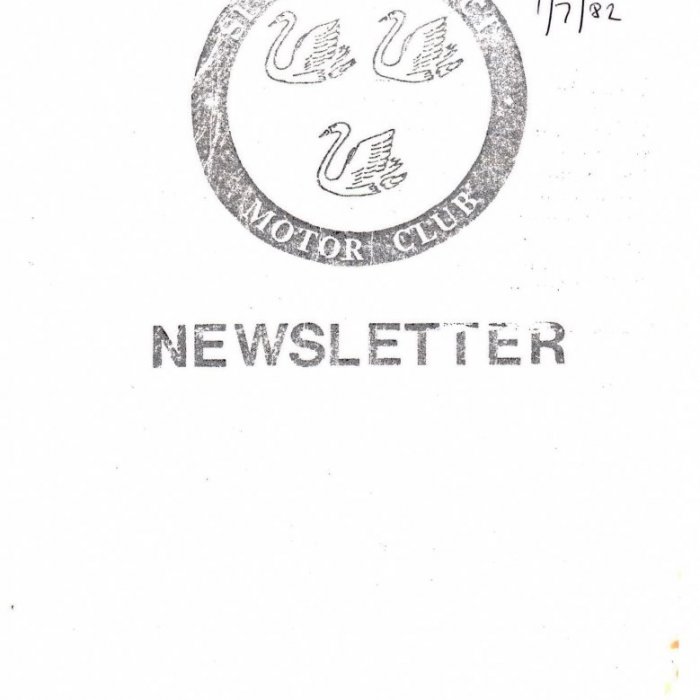 Selby Motor Club Newsletters