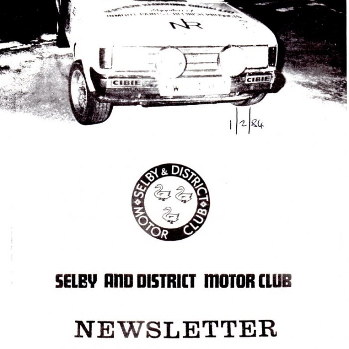 Selby Motor Club Newsletters