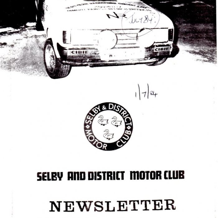 Selby Motor Club Newsletters