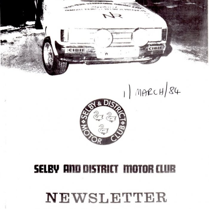 Selby Motor Club Newsletters