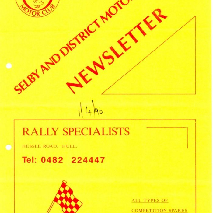 Selby Motor Club Newsletters