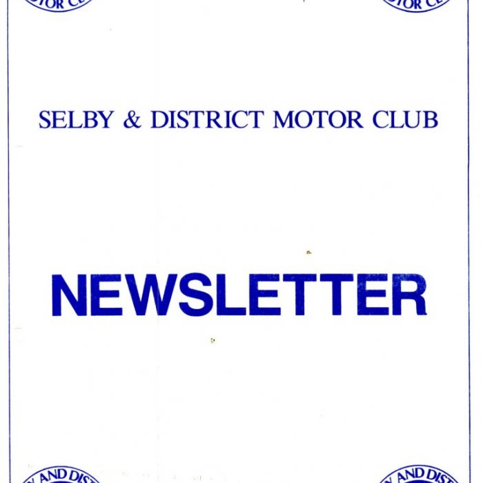 Selby Motor Club Newsletters