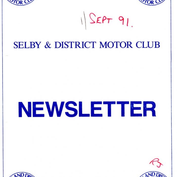 Selby Motor Club Newsletters