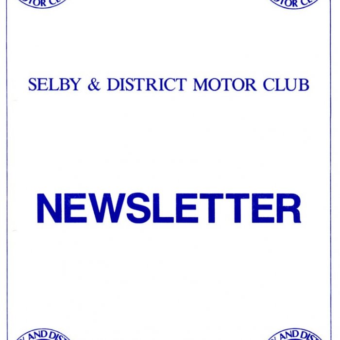 Selby Motor Club Newsletters