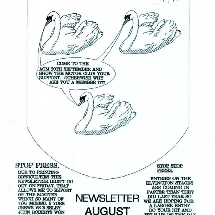 Selby Motor Club Newsletters