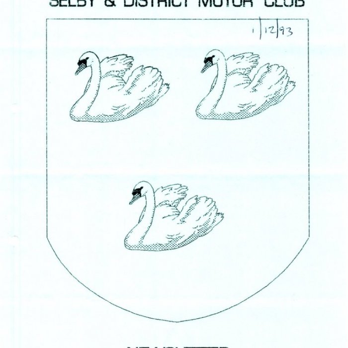 Selby Motor Club Newsletters