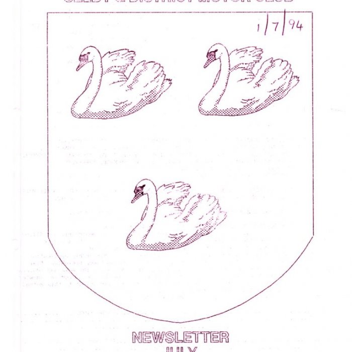 Selby Motor Club Newsletters