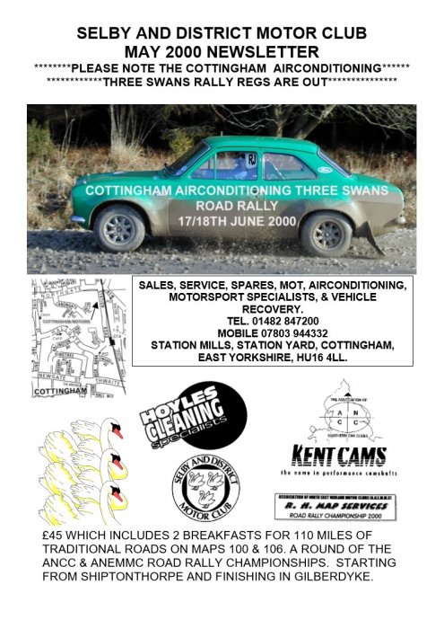 Selby Motor Club Newsletters