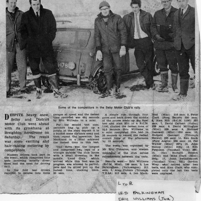 Selby and District Motor Club