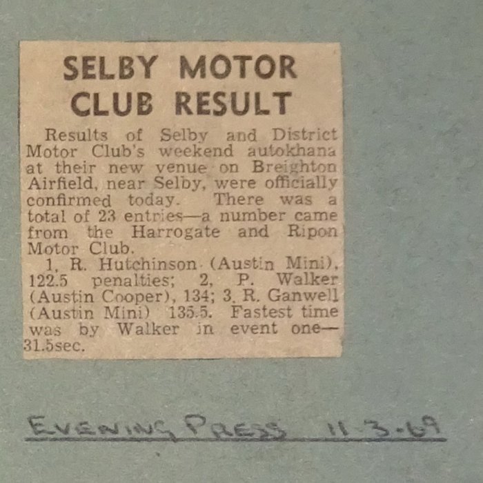 Selby and District Motor Club