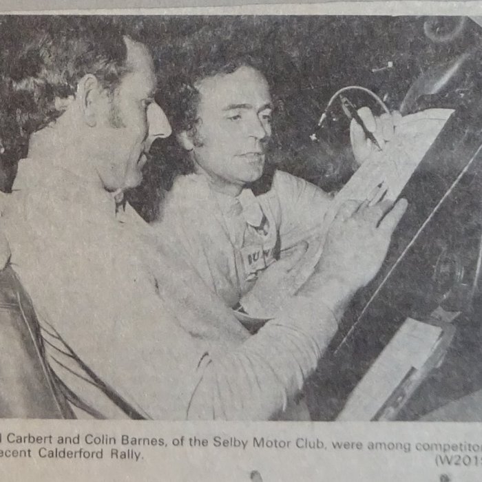 From L to R:- David Carbert and Colin Barnes.